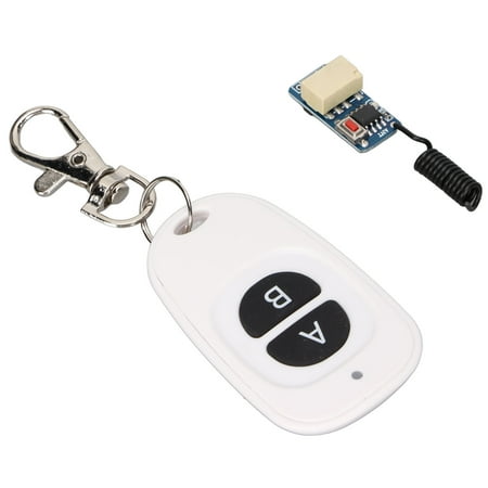 

DC Remote Control Switch 433MHz Remote Control Relay Switch Secure 1A Maximum Load Sensitive Flexible Stable For Electric Doors For Lighting