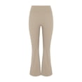 thumbnail image 6 of Women's Seamless Flare Leggings High Waist Athletic Yoga Stretch Bell Bottom Trousers, 6 of 9