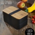 thumbnail image 2 of Bento Box Japanese - Perfect Lunch Box For Adults And Children - Lunch Box With Compartments - Ideal For Work, School And On The Go, 2 of 5