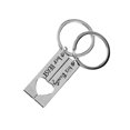thumbnail image 1 of 1 Pair Chic Couple Keychain Lover Key Ring Heart Shape Keyring Pendants, 1 of 1