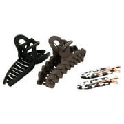 Kitsch Claw Clip Set 4 Pcs with Chain Claw, Multi