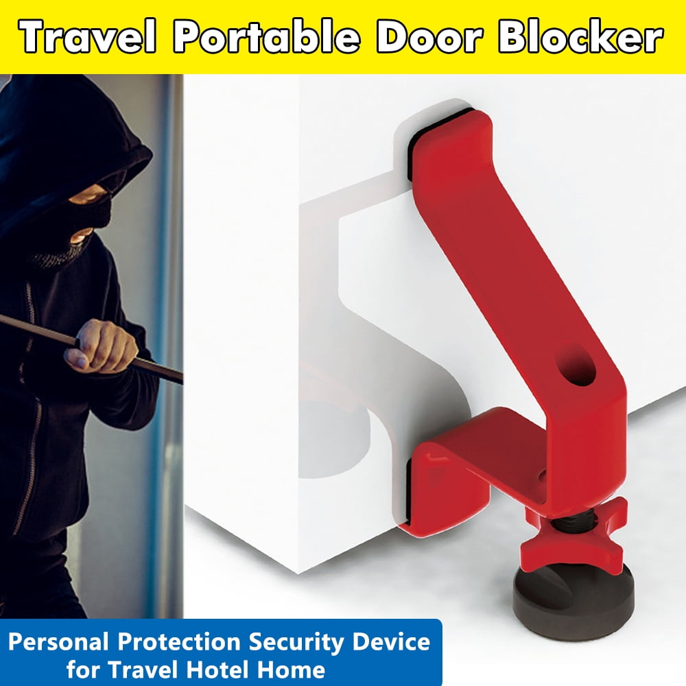 Portable Travel Hotel Door Lock Door Blocker Home Security Anti