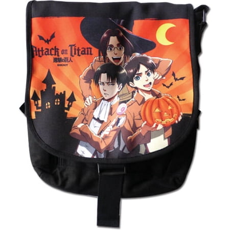 Attack on Titan Eren, Levi & Zoe Halloween Themed Messenger Bag