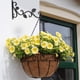 thumbnail image 3 of ganchos de hierro de estilo europeo para colgar en la pared, para macetas, decoración de jardín (negro), 3 of 14