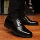 thumbnail image 3 of Zapatos de Cuero para Hombre Zapatos de Cuero para Hombre Zapatos de Negocios Casuales de Moda con Punta de Tres Puntas y Cordones para Hombre, 3 of 4