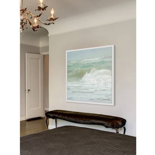 The Power of Sea Framed Painting Print