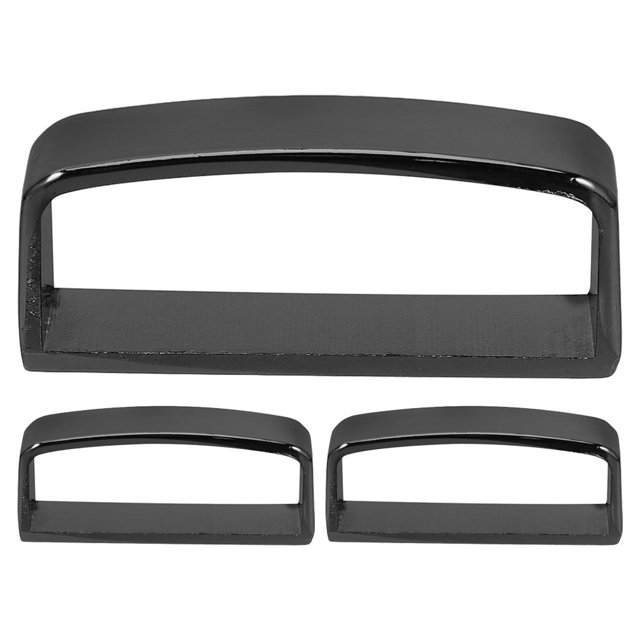 Miangastore 3 Pcs Passe-Boucles de Ceinture en Alliage de Zinc Passe-Boucles de Ceinture Remplacement de Boucle de Ceinture Fixation de Boucle pour Accessoires de Ceinture en Alliage