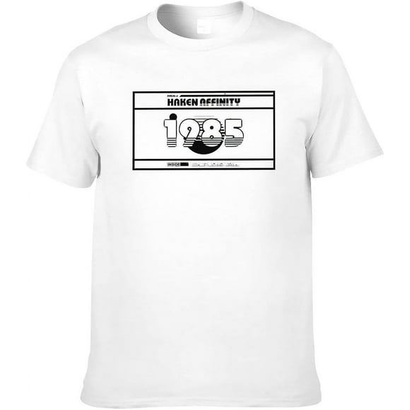Hkn T-Shirts Hommes Graphiques Amusants Affinité Haken T-Shirts 100 % Coton Hauts Rétro Années 80 Col Rond T-shirt Vêtements 7