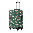 thumbnail image 2 of Balery Luggage Cover Santa Hat Joy Green Festive Print Suitcase Covers for Luggage Elastic Washable Suitcase Protector Fits 18-32 Inch Luggage-Small, 2 of 9