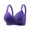 Purple, variant on Racerback Push up Bras for Women Plus Size Tank Top with Built in Padded Bra Womens Padded Bra Built in Padded Bra Tank Tops for Women Ladies Sports Bras Sale