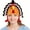 Gobble Galore Hat, variant on PMU Thanksgiving Roasted Turkey Plush Hat for Turkey Hat for Kids and Adults Thanksgiving Party Costume Accessories (1/Pkg) Pkg/1