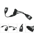 thumbnail image 2 of Gegong USB RJ45 Network Adapter,4 Ports USB 2.0 To RJ45 Hub Ethernet Extension Extender NETW ORK Adapter Cable Cord,4 USB To RJ45 Extension Cable, 2 of 8