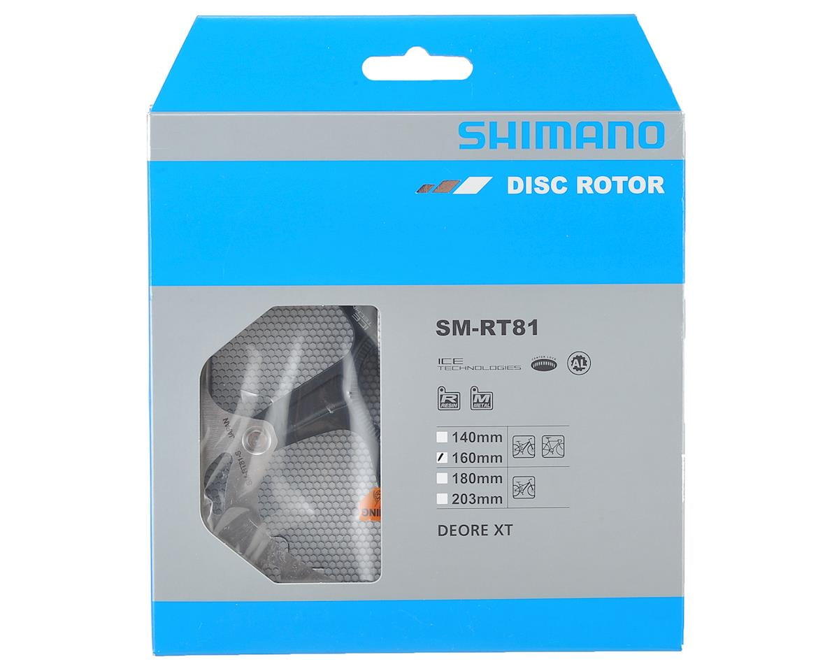 SHIMANO XT RT81SA 160MM CENTERLOCK ICETECH DISC BRAKE ROTOR