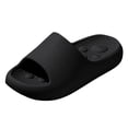 thumbnail image 4 of Rokment Shower Shoes for Women and Men Pillow Cloud Massage Slippers Soft Cushioned Anti Slip Water Pool Slide Sandals Comfortable Quick Drying Bathroom Sandals Black Size 8, 4 of 5
