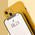 thumbnail image 6 of for iPhone 14 Case for Women with Full Camera Lens Protection, Silicone Girly Cute Side Soft Ultra Slim Shockproof Protective Lightweight Phone Cover for iPhone 14, Yellow, 6 of 9