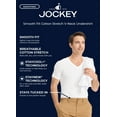 thumbnail image 5 of Jockey Men's Smooth Fit Cotton Stretch V-Neck Undershirt - 3 Pack, 5 of 9