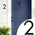 thumbnail image 3 of Dvruxg Modern Floating House Numbers for Outside, Large Black Shadow Home Number with Nails Kit & Template, Easy to Be Mounted for Exterior House Address, Garage Gate, Street, Farmhouse, 3 of 5