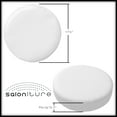 thumbnail image 7 of Saloniture 2-Pack Round Stool Seat Cover, 17-1/2 Inch Waterproof Slipcover for Swivel Chair or Barstool - White, 7 of 7
