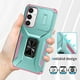 thumbnail image 2 of Funda para GANGXUN Samsung Galaxy S23 FE - Soporte metálico, Función magnética, Verde, 2 of 5