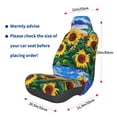 thumbnail image 2 of Lsque Landscape With Sunflowers Pattern Car Seat Covers for Front Seats , Waterproof Seat Covers for Cars, Sporty Front Seat Covers,Car Seat Cover Protector Front Seats, 2 of 5