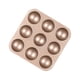 thumbnail image 3 of Ounissouiy Molde antiadherente para pasteles, molde de media bola de acero al carbono, bandeja para hornear para postres de Chocolate, helado, 12 Herramientas y accesorios para hornear 9 hemisferio, 3 of 6