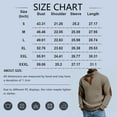 thumbnail image 3 of Mens Casual Knitted Pullover Sweater Long Sleeve Stand Collar Vintage Button Sweaters with Elbow Patches Black M, 3 of 5