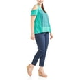 thumbnail image 3 of Women's Plus Cold Shoulder Tee, 3 of 3