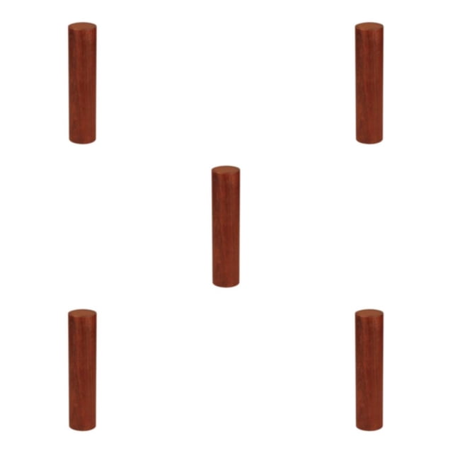 Wosthever Wood Cylinder Sand Shaker Round Shape Instrument Game Mahogany Sticks Drum Percussion Toys Musical Supplies Party Hammer Rhythm Type2
