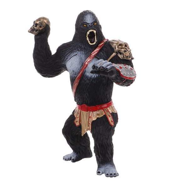 WRITWAA gorilla ornaments Realistic Gorilla Shape PVC Educational Use 1Pcs
