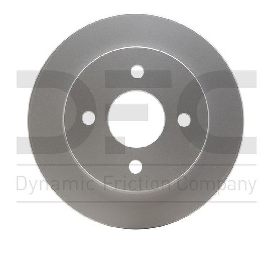 Rear Dynamic Friction Company GEOSPEC Coated Brake Rotor 604-54049 (1) For 2001-2007 Ford Focus, 2014-2019 Ford Fiesta