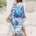 thumbnail image 4 of HAJWOH Women’s Hawaiian Moomoo Dress Plus Size Cotton Casual Loose Fit Short Sleeve Summer, 4 of 5