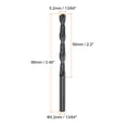 thumbnail image 2 of Uxcell 10 Pieces Twist Jobber Drill Bits 5.2mm Nitride Coated High Speed Steel (HSS) 4241, 2 of 5
