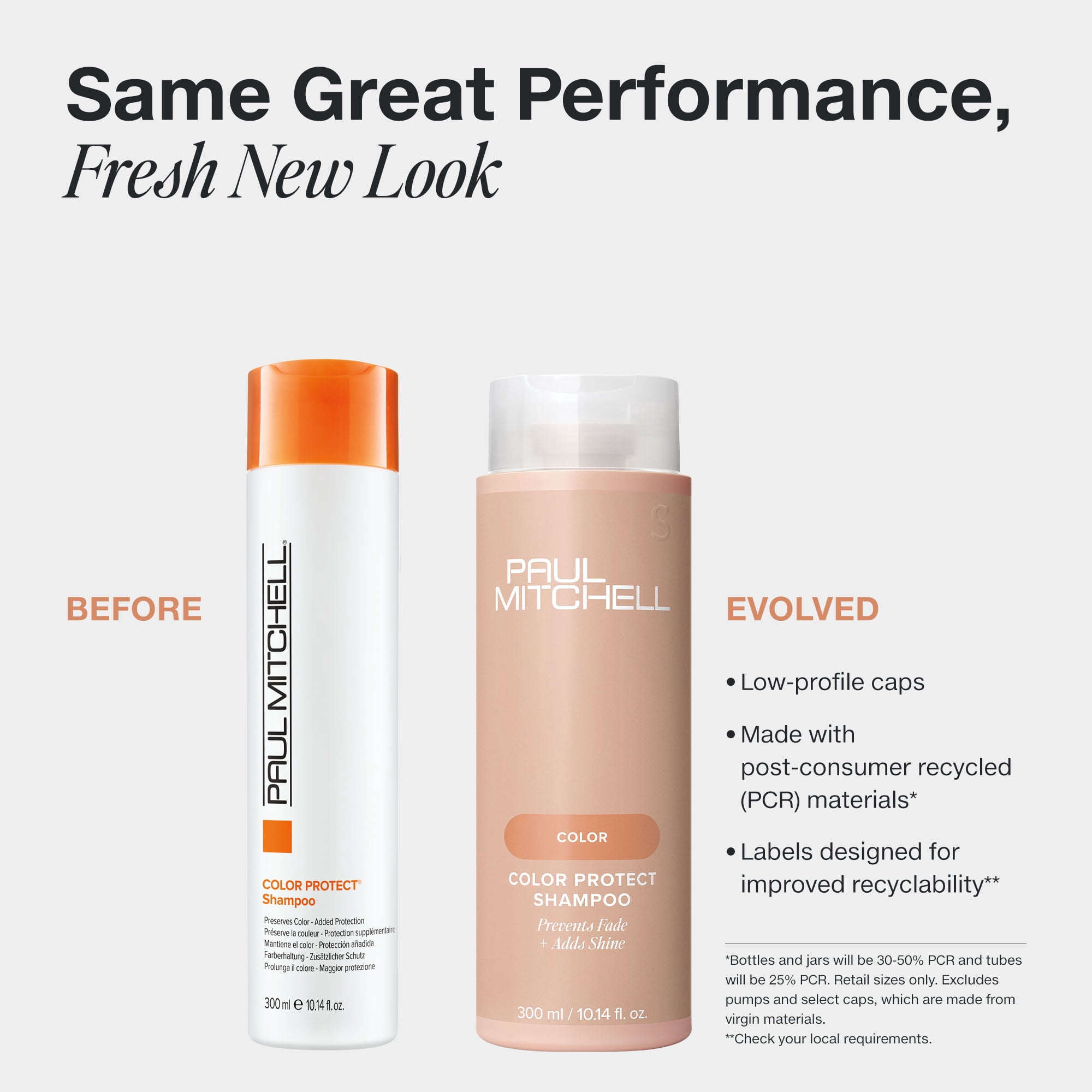 Paul Mitchell Color Protect Shampoo, Prevents Fade + Adds Shine, For Color-Treated Hair, 10.14 fl oz.