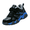 Blue, variant on Boys Winter Sneakers Faux Fur Ankle Booties Unisex Kids Warm High Top Traines Sport Shoes (Big Kid/Little Kid)