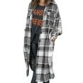 thumbnail image 1 of Powerdelux Women's Casual Lapel Plaid Tartan Jackets Button Down Trench Shacket Coats, 1 of 6