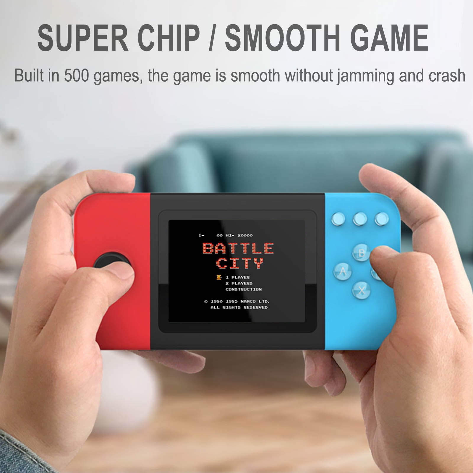 Buy Handheld Retro Game Console, Mini Portable Game Console 500 Classic