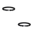 thumbnail image 3 of Guardurnaity Pulseras de cuentas de piedra redonda Natural para hombre, turquesa, joyería de Yoga para mujer, ligera de moda para fiesta Type1 NO1, 3 of 6