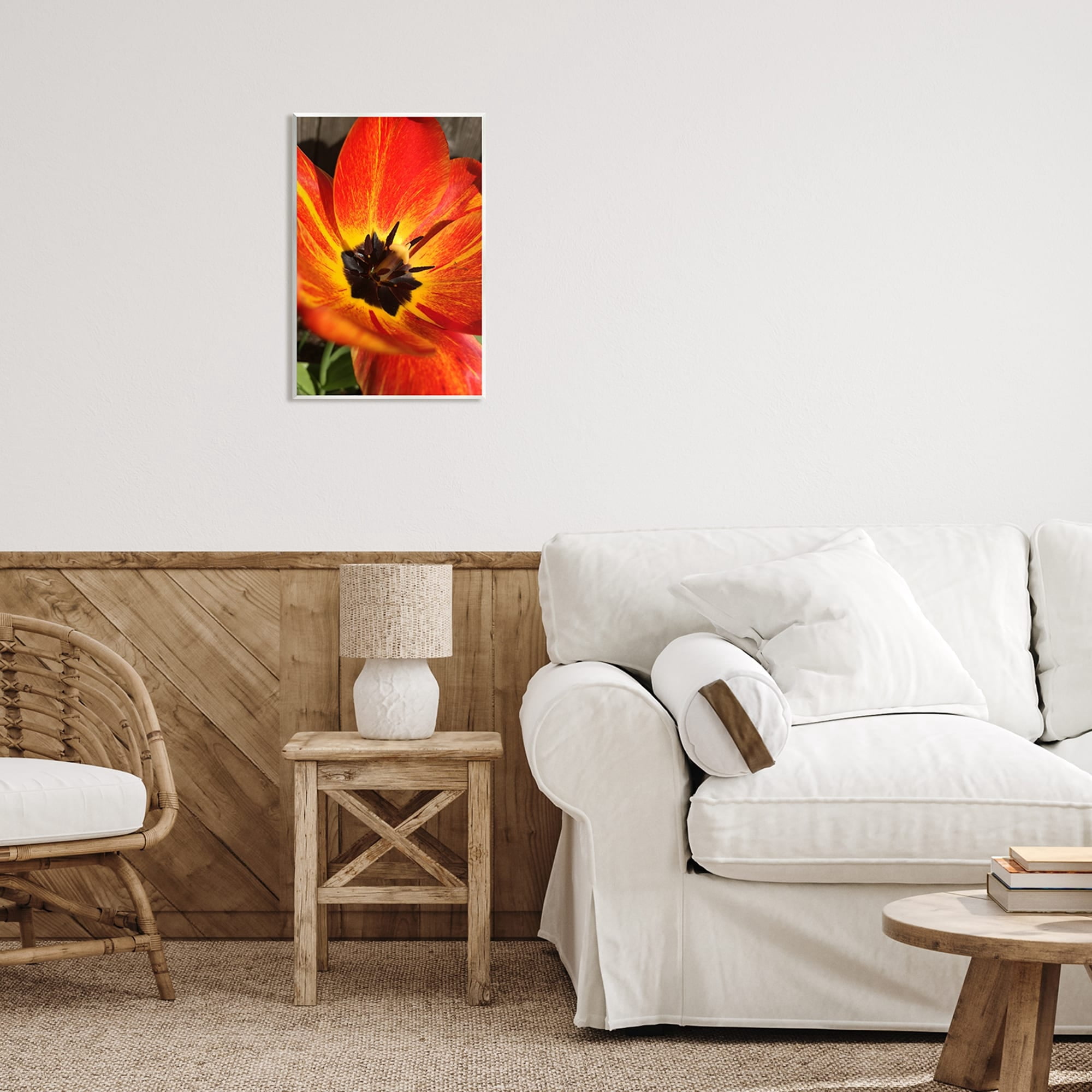 Stupell Industries Bold Red Poppy Flower Blossom Petals Photograph Unframed Art Print Wall Art, Design by Heidi Bannon
