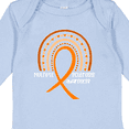 thumbnail image 4 of Inktastic Multiple Sclerosis Awareness Orange Ribbon Rainbow Boys or Girls Long Sleeve Baby Bodysuit, 4 of 5