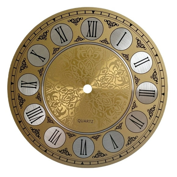 Clock Dial Face DIY Quartz Retro Wall Clock Dial Face DIY Repairs Wall Clock For Bedroom Living Room Wall Clock Decorate 180mm