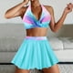 thumbnail image 1 of Trajes de baño tankini para mujer Trajes de baño de dos piezas con estampado degradado para mujer Trajes de baño tankini para mujer, 1 of 5