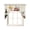 Off-White, variant on Kitchen Chef Kitchen Curtains Set for Windows 3 Piece Cafe Curtains 36 Inch Length Swag Curtains Valances and Tier Set Vintage Rustic Cheese Wine Coking Checked Drapes for Bedroom Living Room