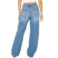 thumbnail image 4 of Celebrity Pink Women's and Women's Plus Slouchy Wide Leg Jean, Available in 30", 32", and 34" inseams, Sizes 1-24W, 4 of 6