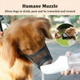 thumbnail image 4 of GASTROPOD Dog Muzzle,Mesh Muzzle for Small Medium Dogs,Soft Mouth Cover to Prevent Biting Chewing,Drinkable Breathable Adjustable Puppy Mouth Guard, 4 of 7