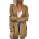 thumbnail image 2 of Puntoco Moda Mujer Otoño Invierno Color Sólido Bolsillo Manga Larga Rebeca Suéter Chaqueta Tops Rollbacks Puntoco Puntoco-3711, 2 of 7