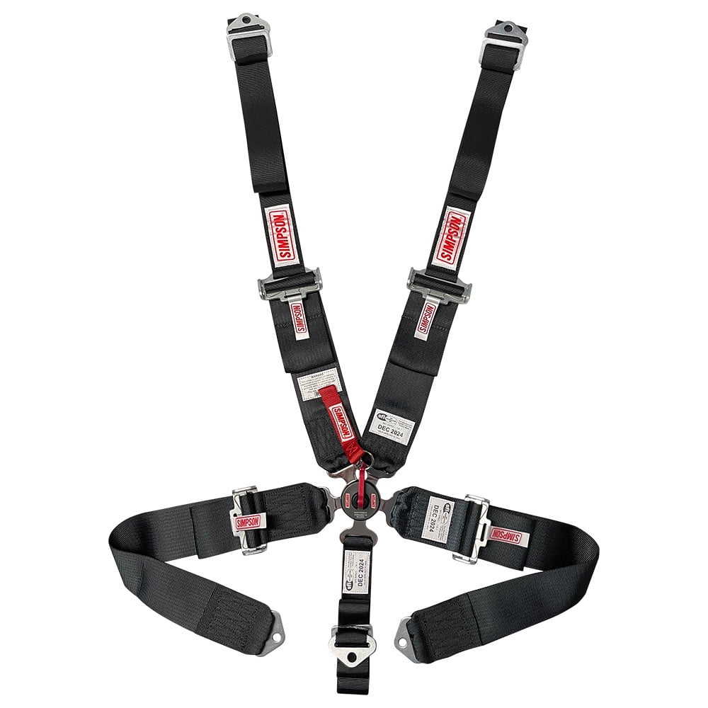 Simpson 5PT Harness System CL P/D HNR B/I IND 55in BK