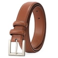 thumbnail image 2 of SENDEFN Women's Slim Casual Leather Belt Regular Size Polished Buckle for Jeans Pants, 2 of 7