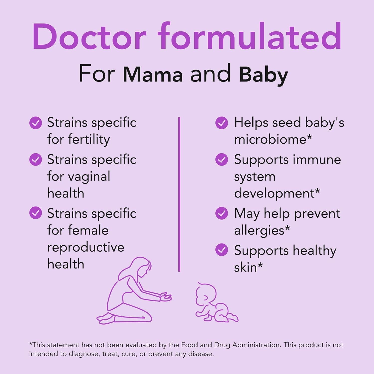 Premom Prenatal Pre & Probiotics for Women - 30 Billion CFU, 18 Diverse Strains