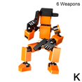thumbnail image 2 of Muñeco mecha articulado transfronterizo, juguete DIY, robot multimóvil, muñeco de descompresión, adornos hechos a mano, 2 of 2