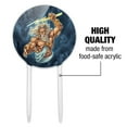 thumbnail image 6 of Acrylic Zeus Greek God Mythology Lightning Cake Topper Party Decoration for Wedding Anniversary Birthday Graduation, 6 of 7